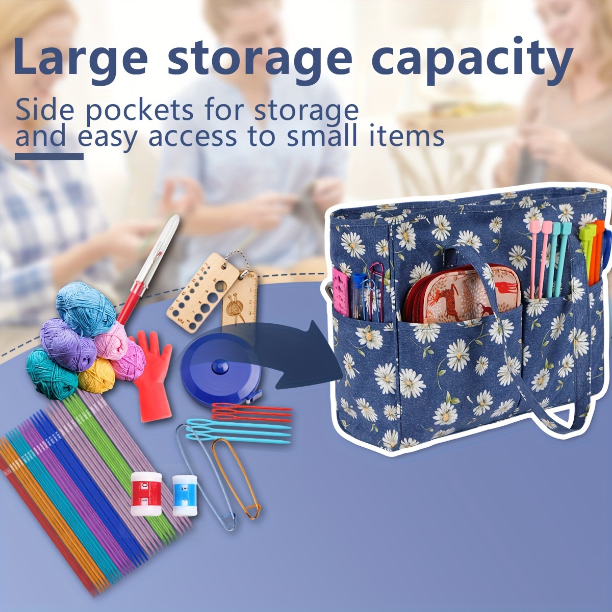 Small craft organizer cheap tote