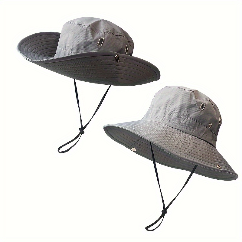 1pc Customized Cotton Fisherman Hat, Outdoor Sun Hat, Printed Bucket Hat, Fishing Hat for Fishing Hiking Camping,Temu