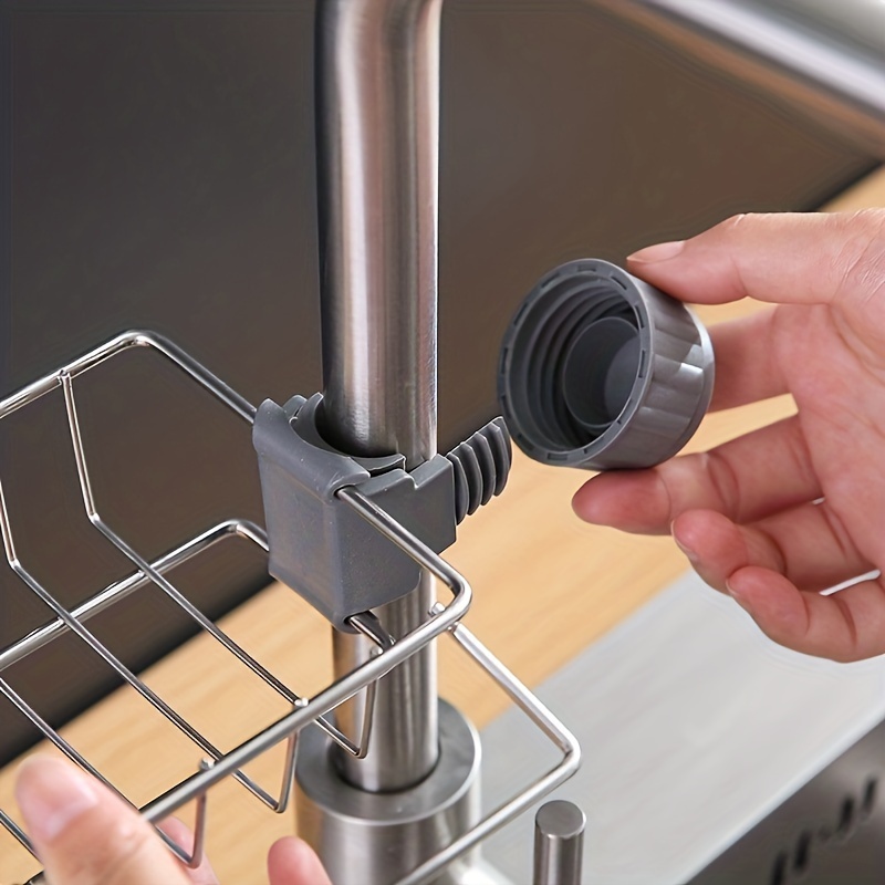 Multi-purpose Faucet Sponge Holder With Hook - Kitchen And