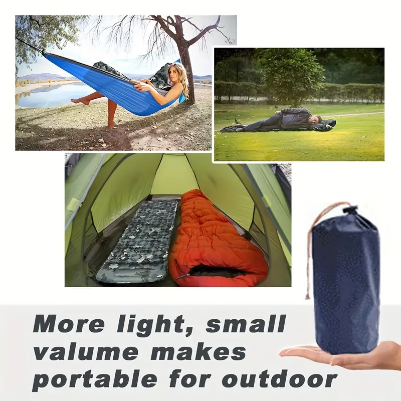 1pc Outdoor Camping Schlafmatte, Aufblasbare Matratze Kissen,  Ultraleicht-luftmatratze Integrierter Pumpe Reisen Wandern, Finden Tolle  Angebote