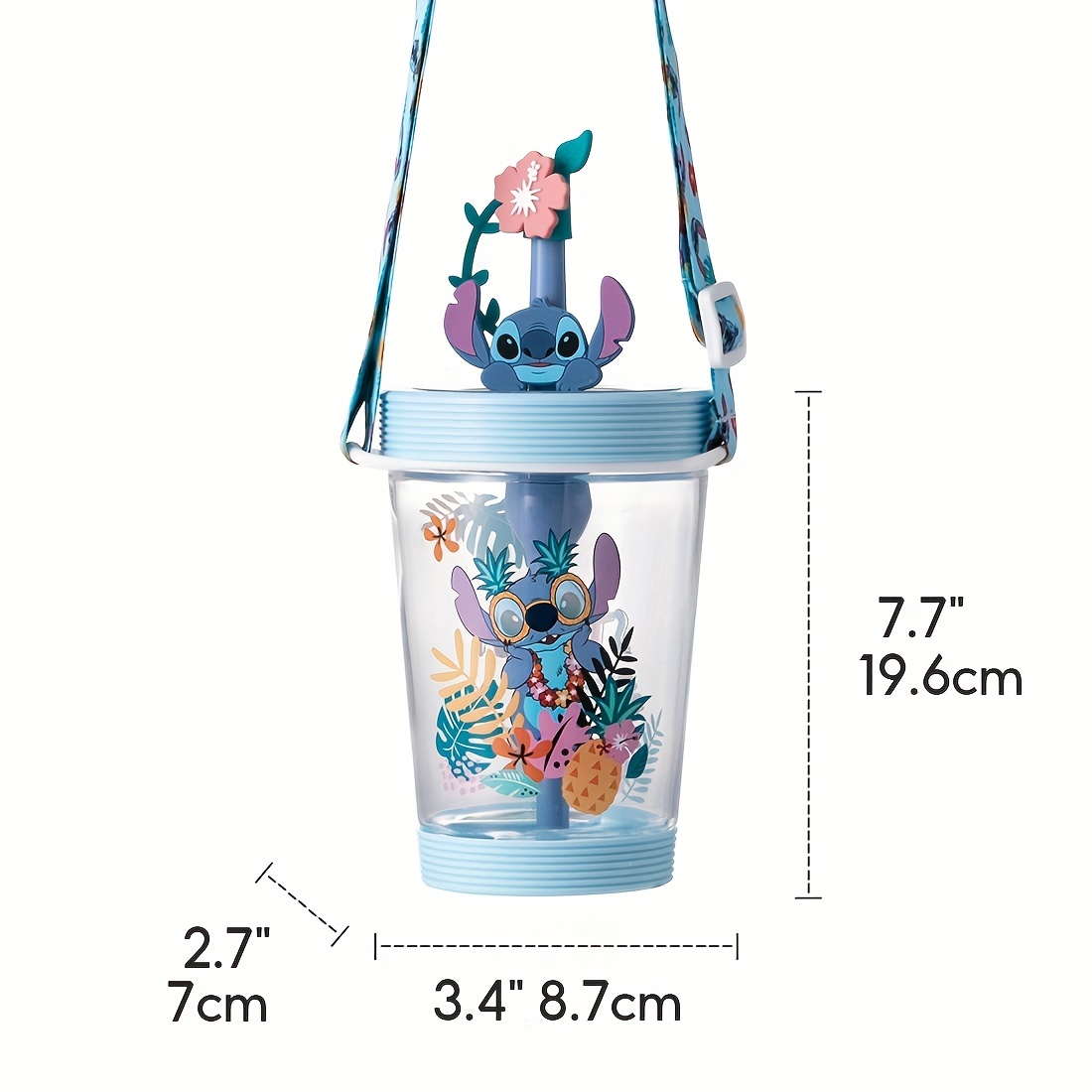  Disney Taza de viaje de cerámica Stitch – Lilo & Stitch : Hogar  y Cocina