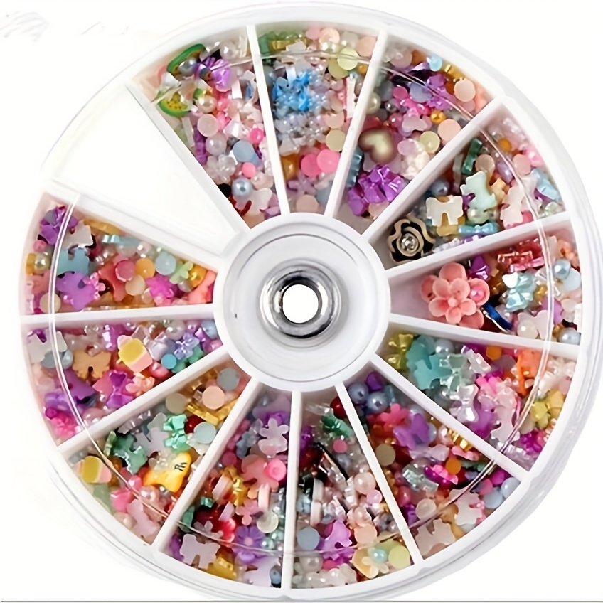 20g/Bag Mixed Colorful Stone for Nails 3D Stones for Nail Art