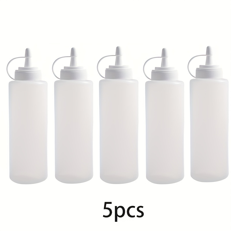 Chef's Squeeze Bottle, Pack of 9, Condiment Squeeze Bottles