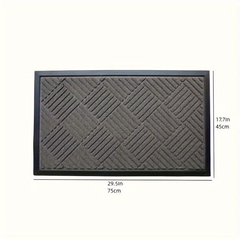 Color G Indoor Door Mat, Entryway Rug 20X32 Waterproof , Non