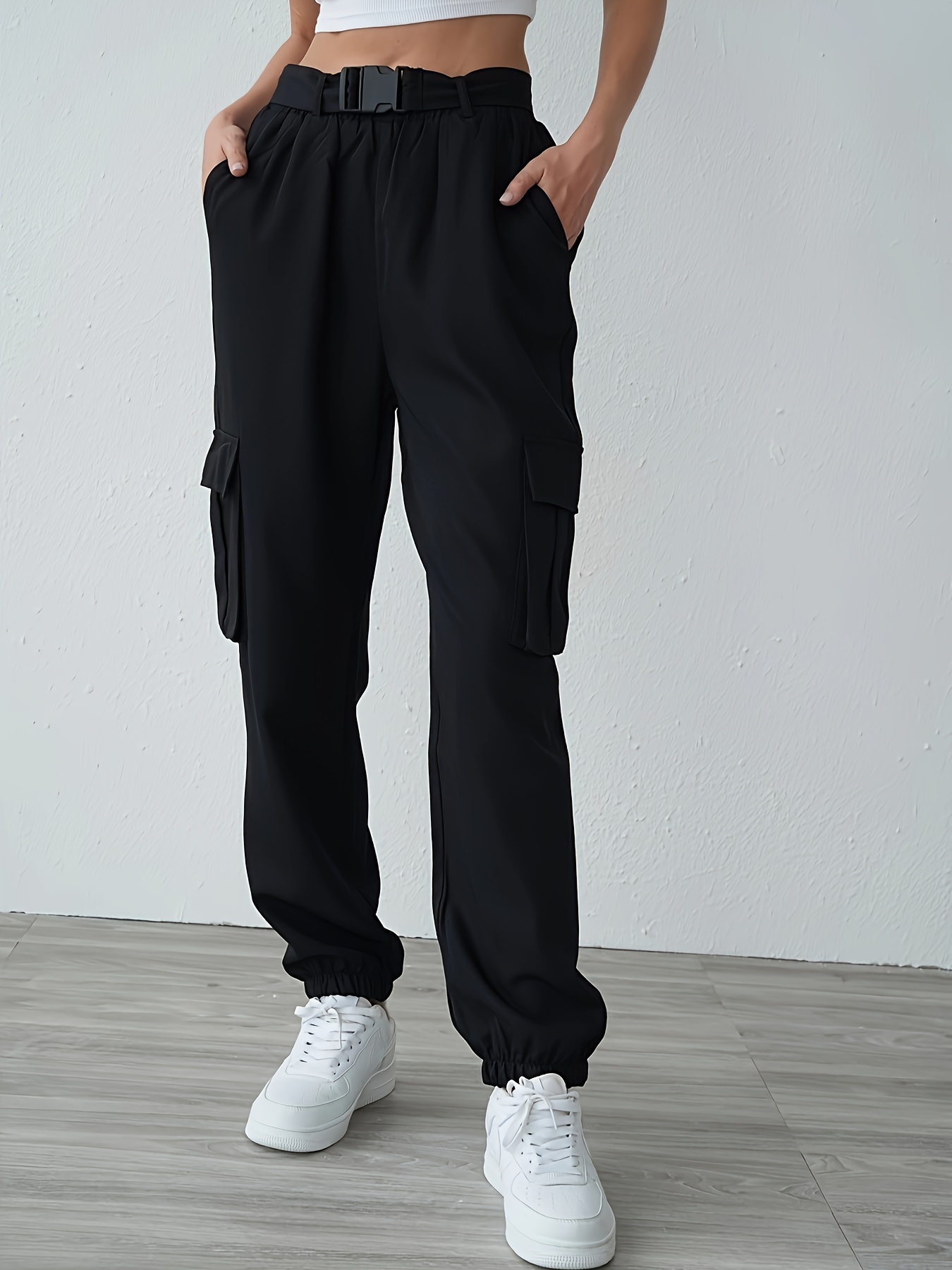 Jogger discount cargo negro