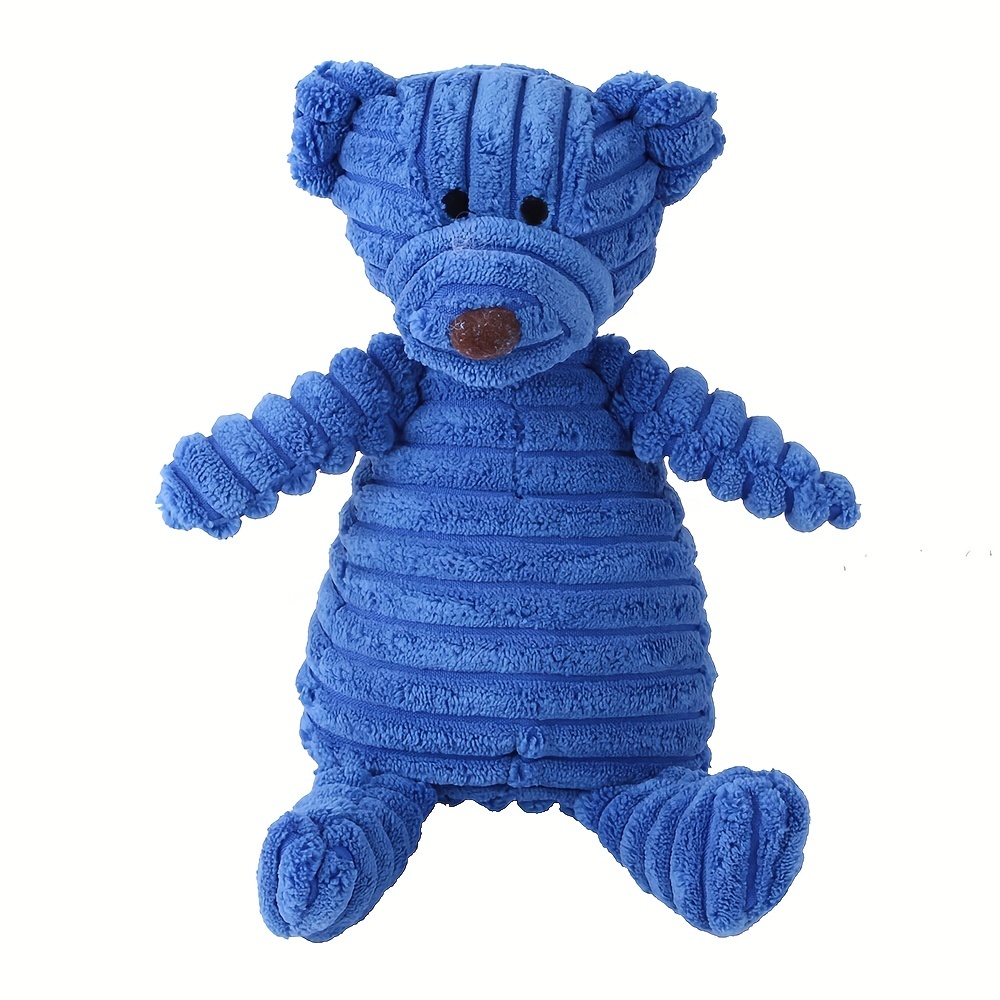 Durable Squeaky Plush Toy for Dogs, Teeth Grinding Chew Toy