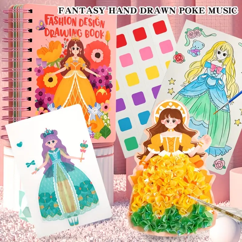 Set Di Pittura Fairy Poke Poke Fun, Pittura Per Vestirsi Dei Bambini,  Artigianato Di Pittura Principessa