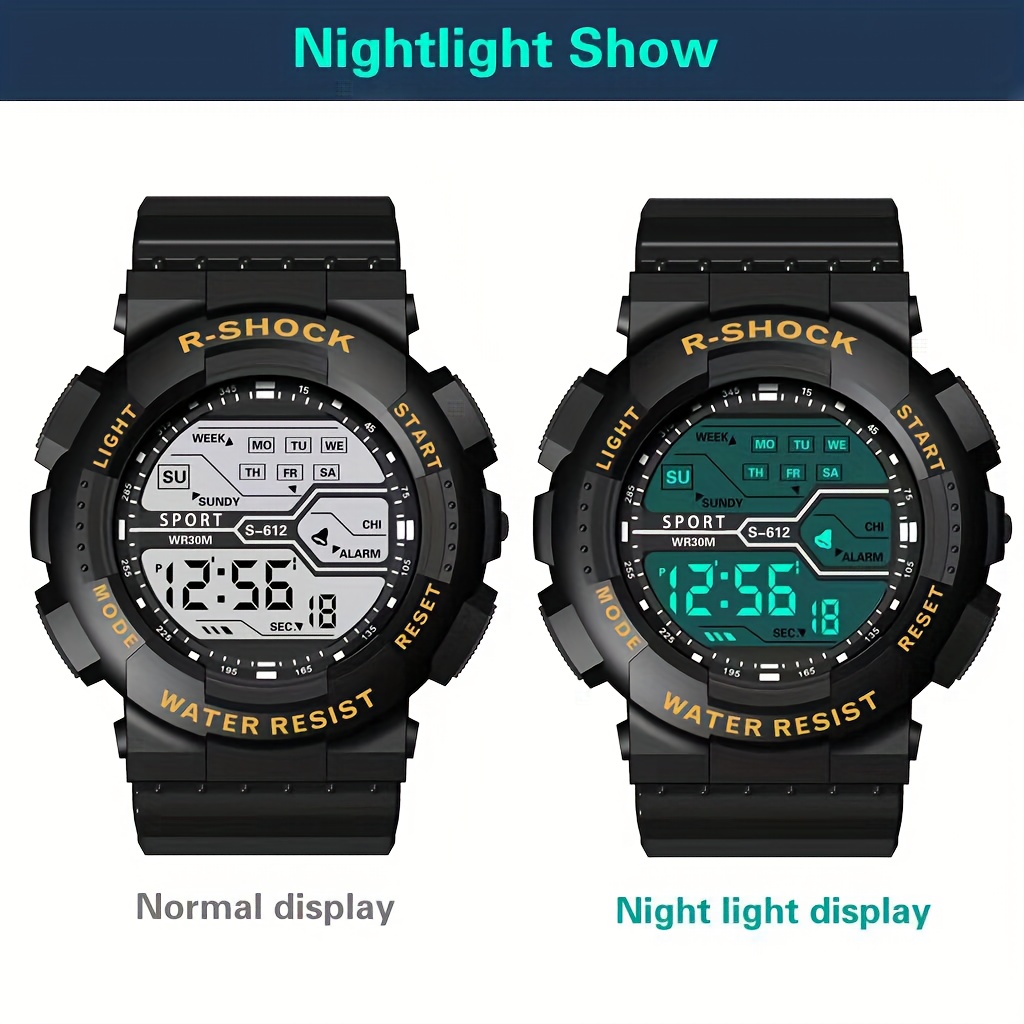 sports electronic watch for teenagers luminous watch for men and women   for gifts details 1