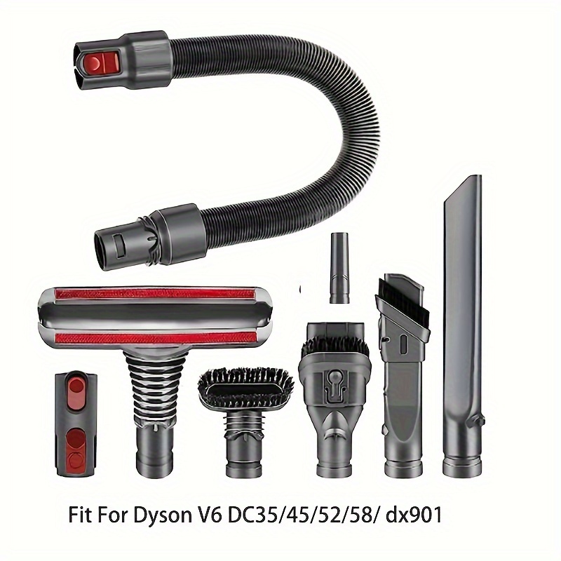 Kit d'accessoires de remplacement pour Dyson V8 V7 V6 V10 Sv10 Sv11  Aspirateur - Pièces de rechange Brosses Outils Accessoires Set Pour Dyson  V6 Dc34 Dc35 Dc59 Co