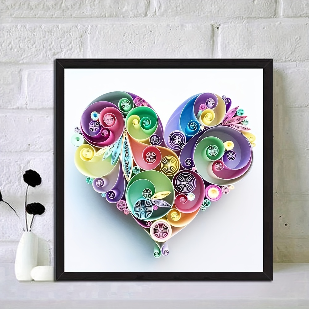 Flower Series Diy Diamond Painting Paper Quilling Painting Picture