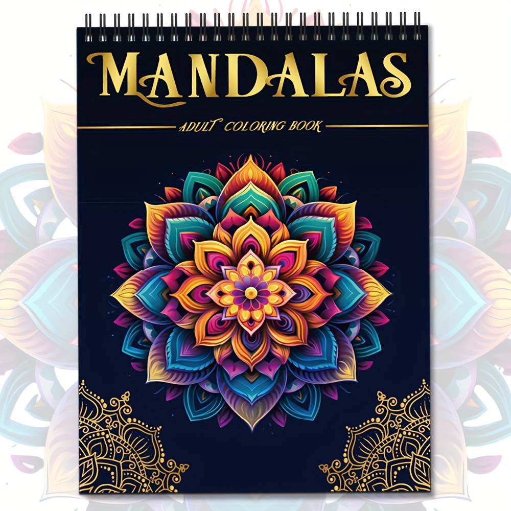 original Upgraded A4 Paper Thickened 20 Pages) 1 Mandala - Temu