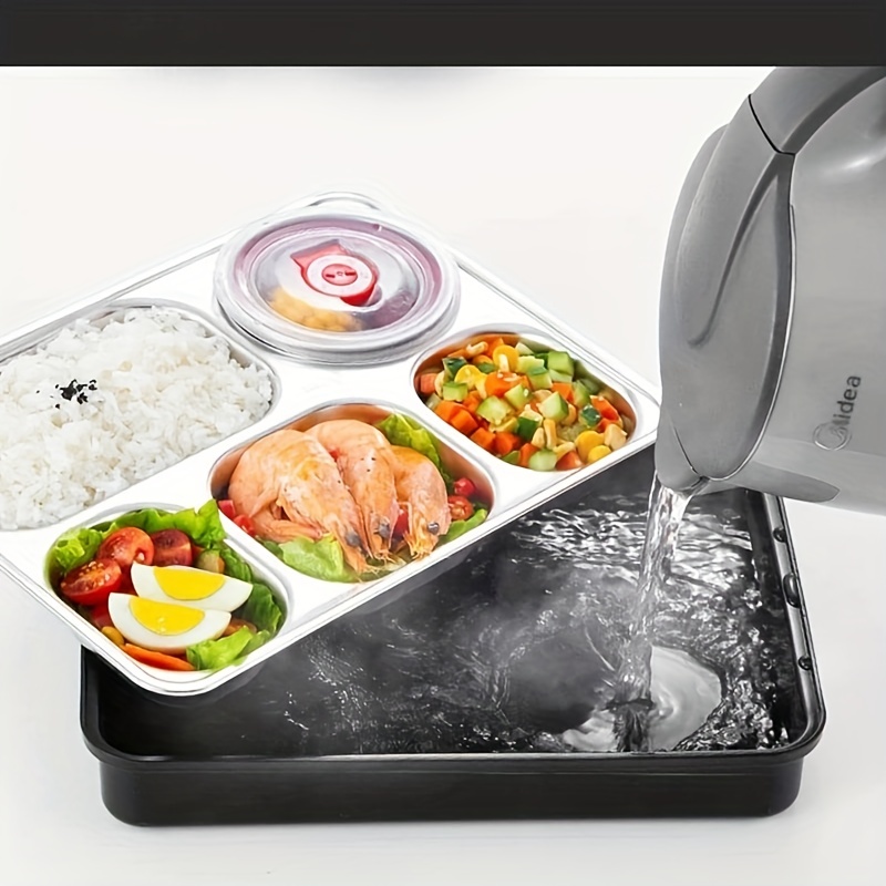 1 Caja Bento 5 Compartimentos Lonchera Compartimentos - Temu