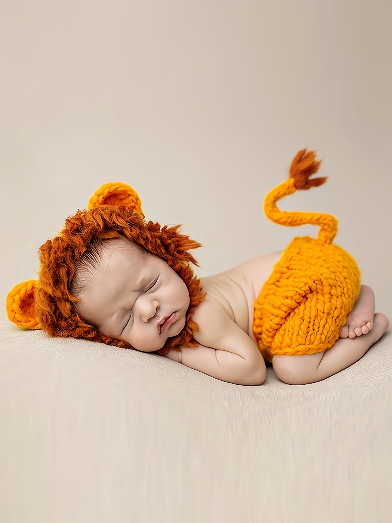 Baby Knit Hat & Ear Shorts Set | Photography Props | Our Store