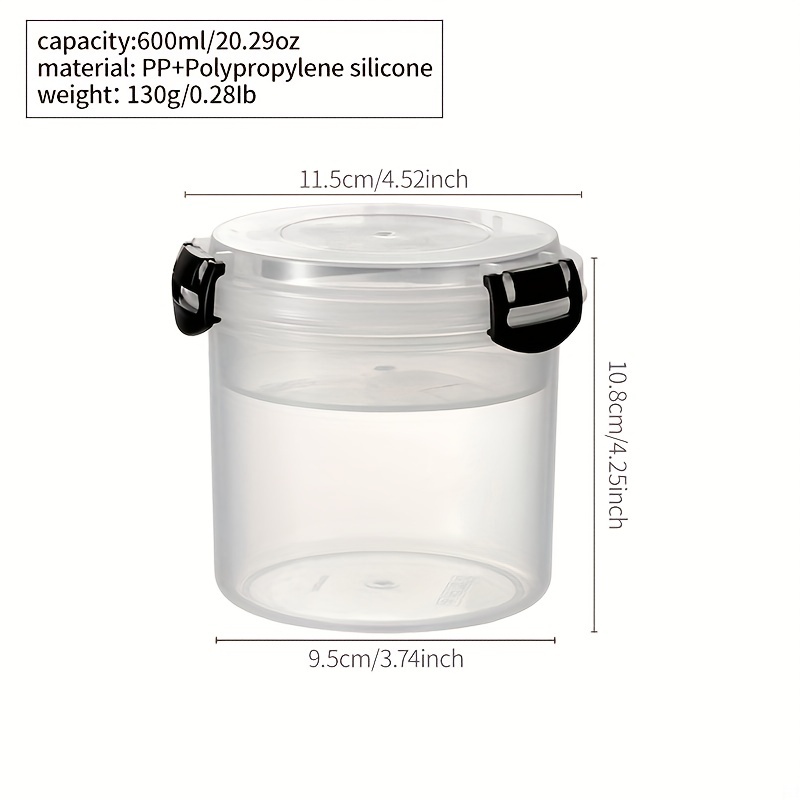 Plastic Tupperware Microwave Safe Container, Capacity: 600ml