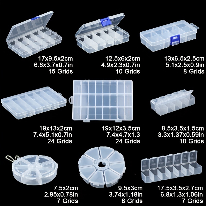 1 Scatola Plastica Trasparente Medicinali Scatola - Temu Italy