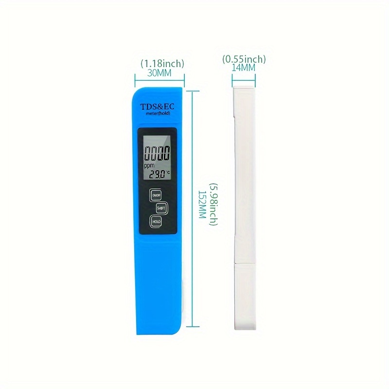 Digital TDS EC Meter Water Tester | 3 in 1 TDS Meter | Range 0-9990 PPM