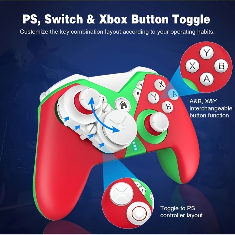 Wireless BT Gamepad For PS4 Controller Mario