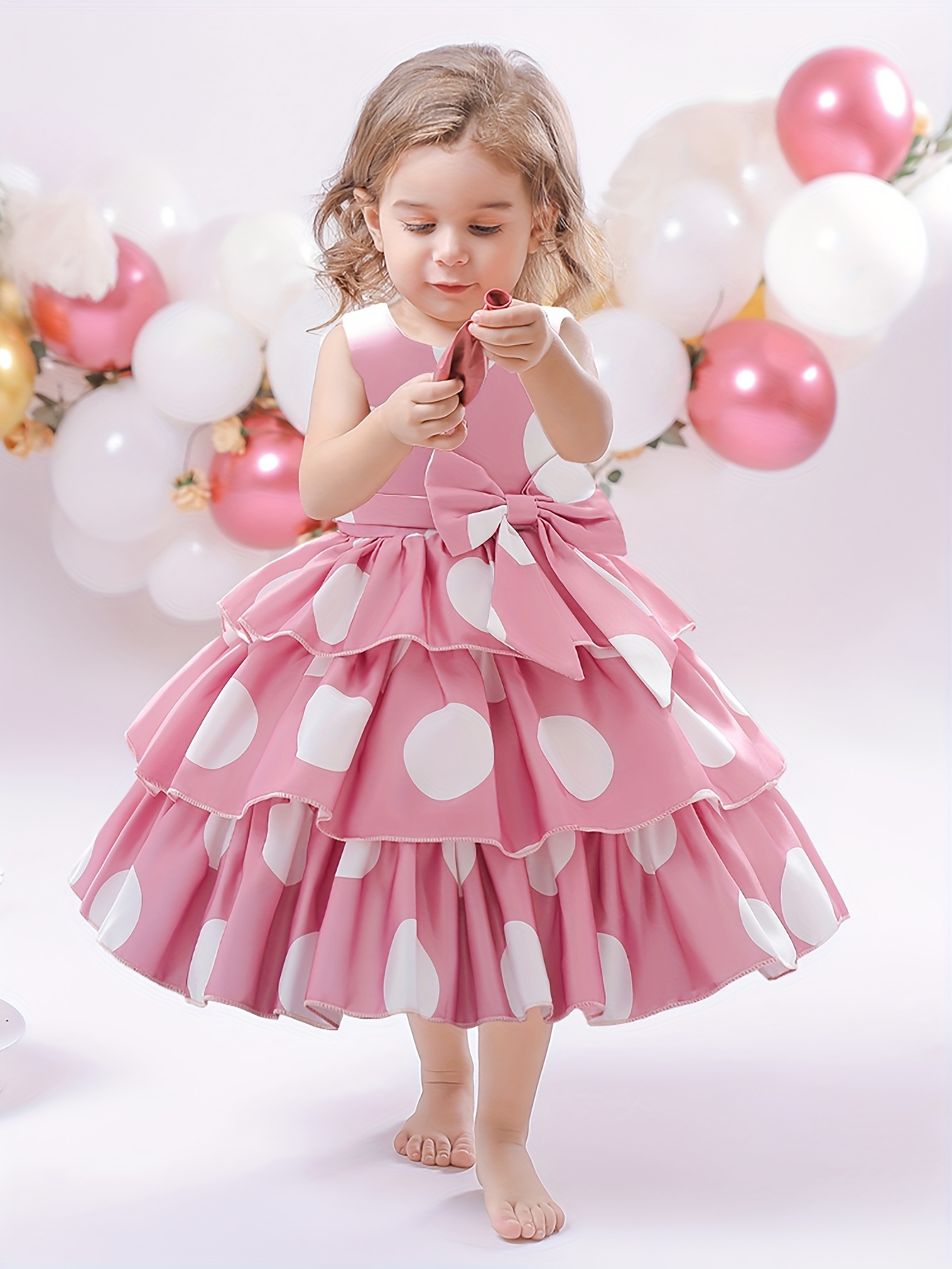  Vestido para niñas, ropa para niños, vestido de niña de las  flores, vestido de princesa, piano para niños, primavera (B, 6-7 años) :  Ropa, Zapatos y Joyería