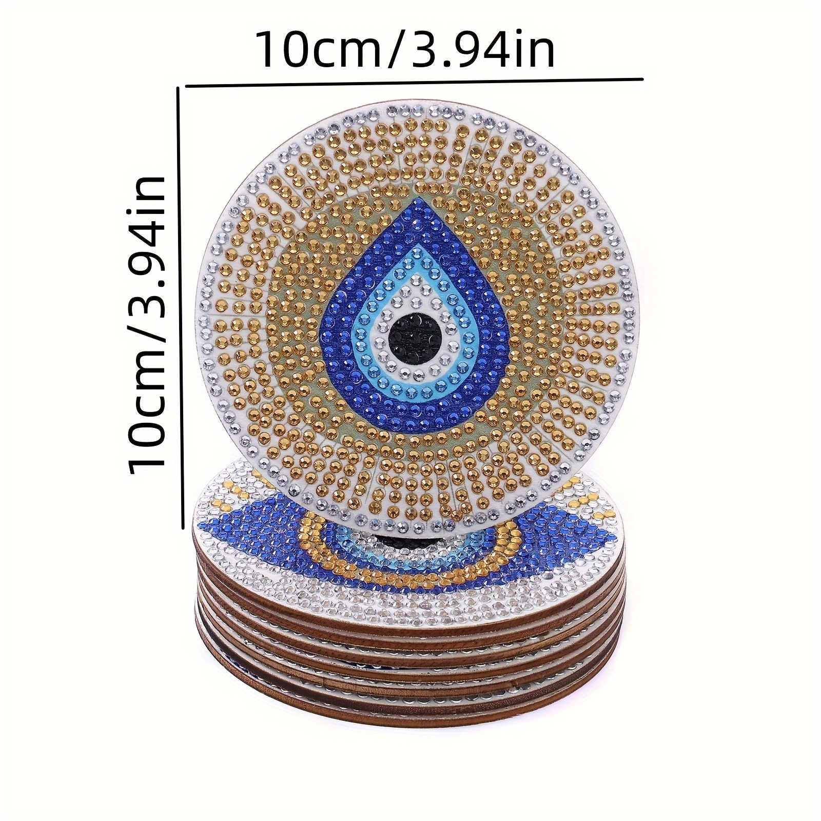 Blue Color Boho Decor Style Full Diamond Mosaic 5D DIY Diamond