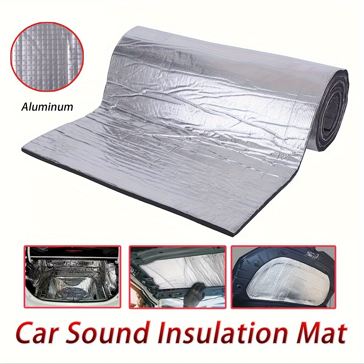 Car Sound Deadener Aluminum Fiber Muffler Car Sound - Temu