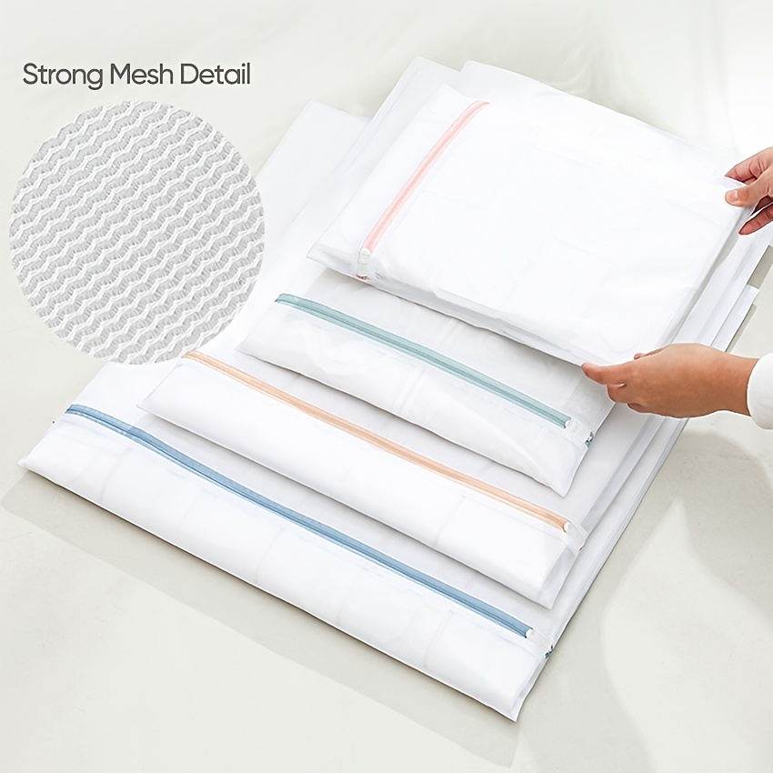 4/6 Pack Durable Mesh Laundry Bags For Delicates, Different Size Reusable  Laundry Bag For Washing Machine, Suitable For Shirts, Socks, Underwear, Bras