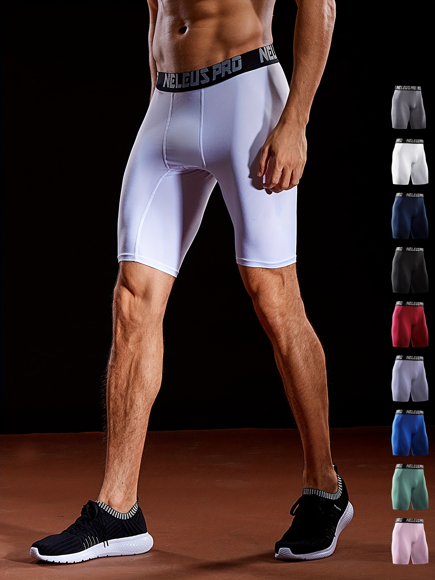 Elastic Sports Compression Shorts Men For Men Ideal For Running, Basketball,  And Fitness Tight Fit Design Style X0824 X0828 From Fashion_official01,  $15.35