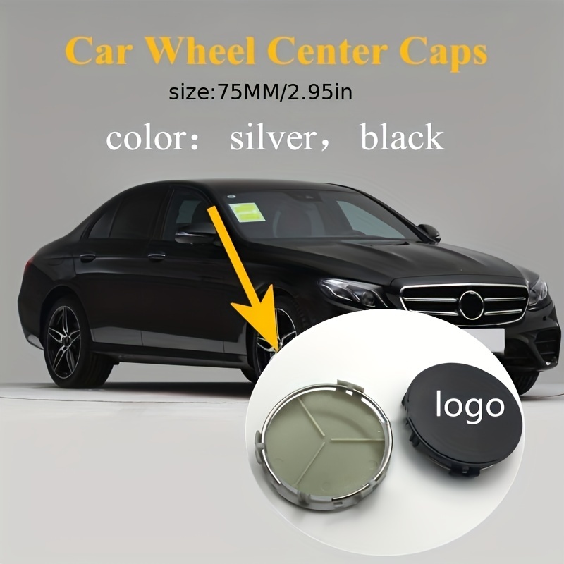 Lot Wheel Hub Emblem Badge For C180 C200 - Temu