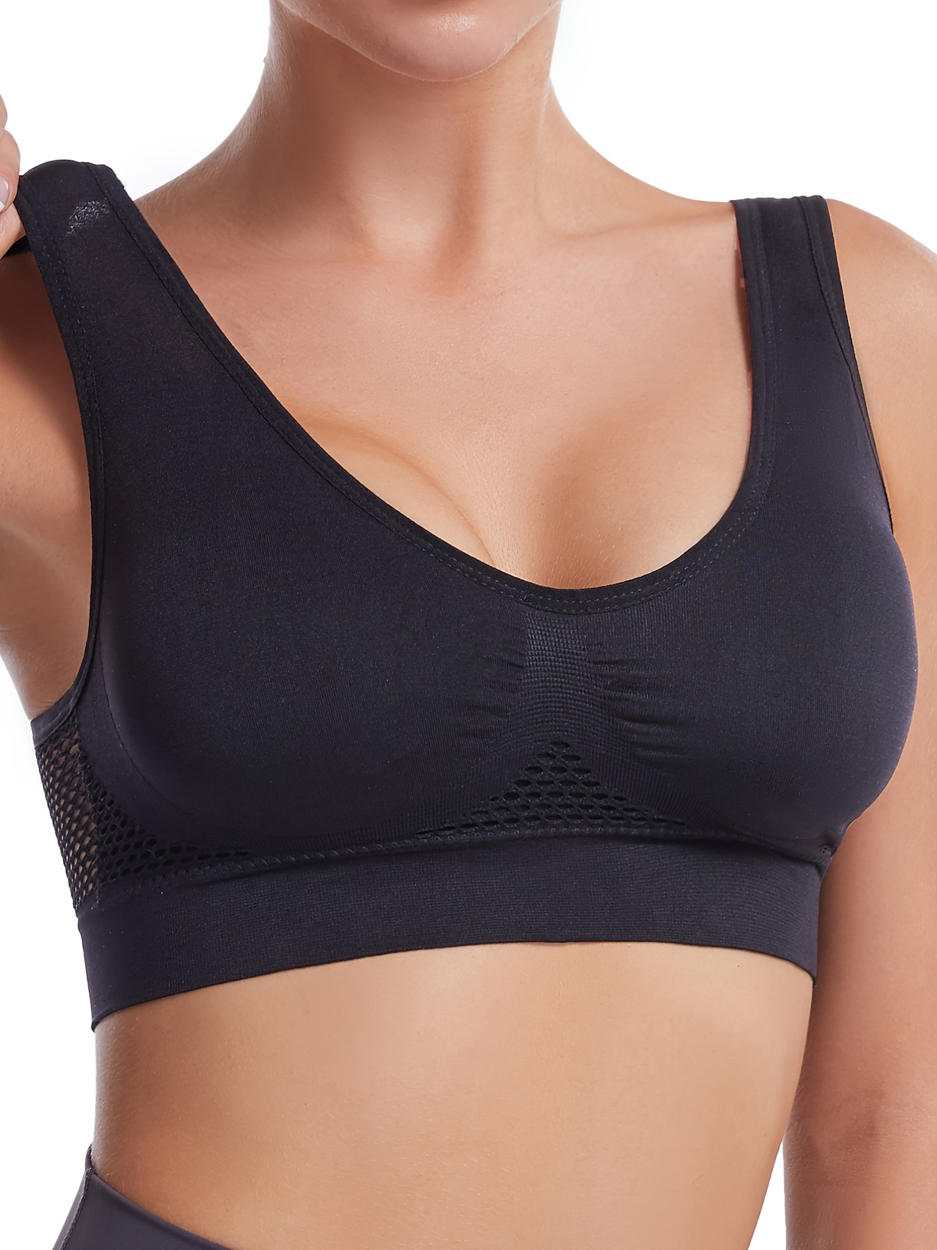 Sports Bras for Women, Seamless Comfortable Yoga Bra with