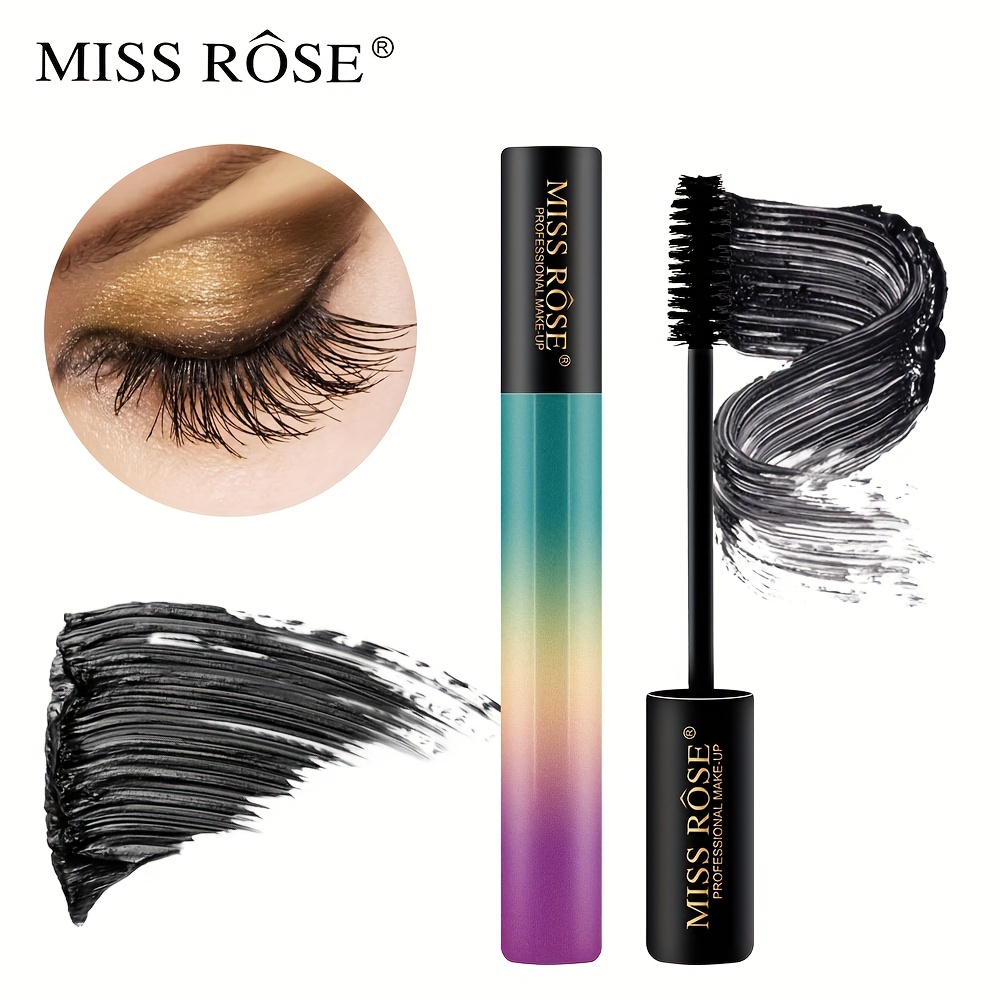Waterproof Long Curling Mascara Natural Eyelashes Extension Makeup Smudge Proof