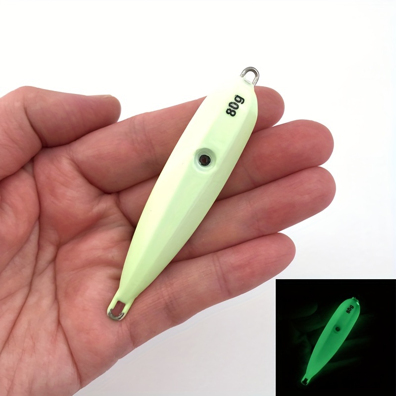 1pc Sea Fishing Jig (80g 2.82oz/120g 4.23oz/150 5.29oz), Luminous Long  Casting Metal Jig For Night Fishing, Jig Sinking Lead Bait With Rubber  Skirts, Fishing Tackle - Sports & Outdoors - Temu Canada