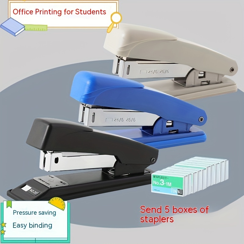 School office rotatable stapler 24/6 standard regular staples