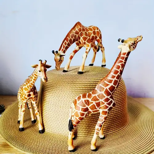 Figuras de animales de safari, 53 piezas de juguetes de animales de granja  de plástico de vinilo salvaje, recuerdos de fiesta de animales, juguetes de