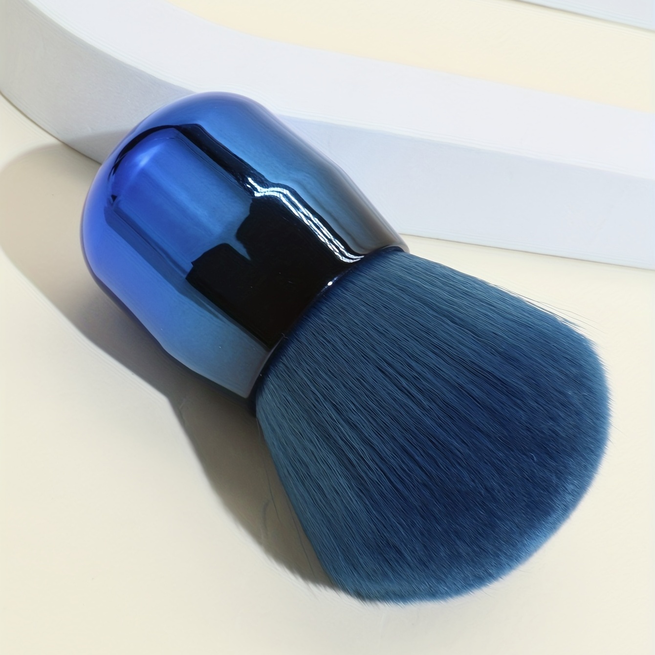 Soft Mushroom Head Blush Brush - Fluffy Loose Powder Brush For Nail Art And  Makeup - Dust Powder Remover And Cleaner - Soft Kabuki Brush For Flawless  Application - Temu