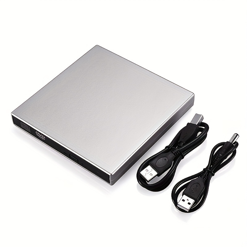 Lecteur CD DVD Externe, Blingco USB 2.0 Slim Protable Lecteur CD