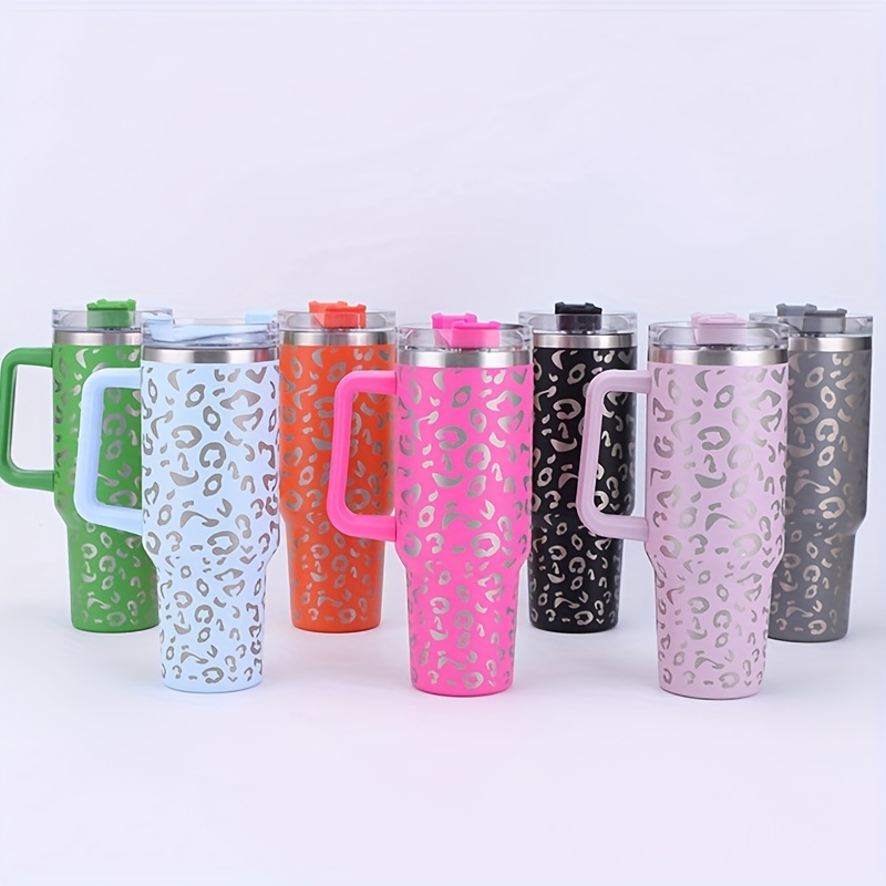 40 oz. Thirst Quencher Insulated Leopard Tumbler/PRE_SALE – Mad Design Co