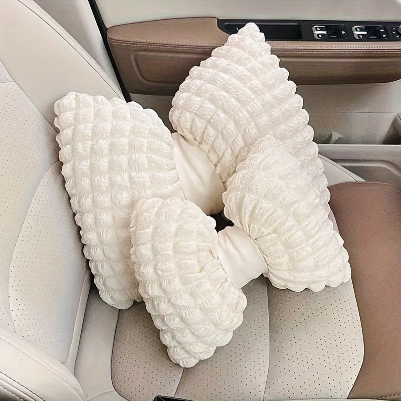 Bowknot Car Headrest Pillow Neck Pillow Back Waist Pillow Seat Back Cushion