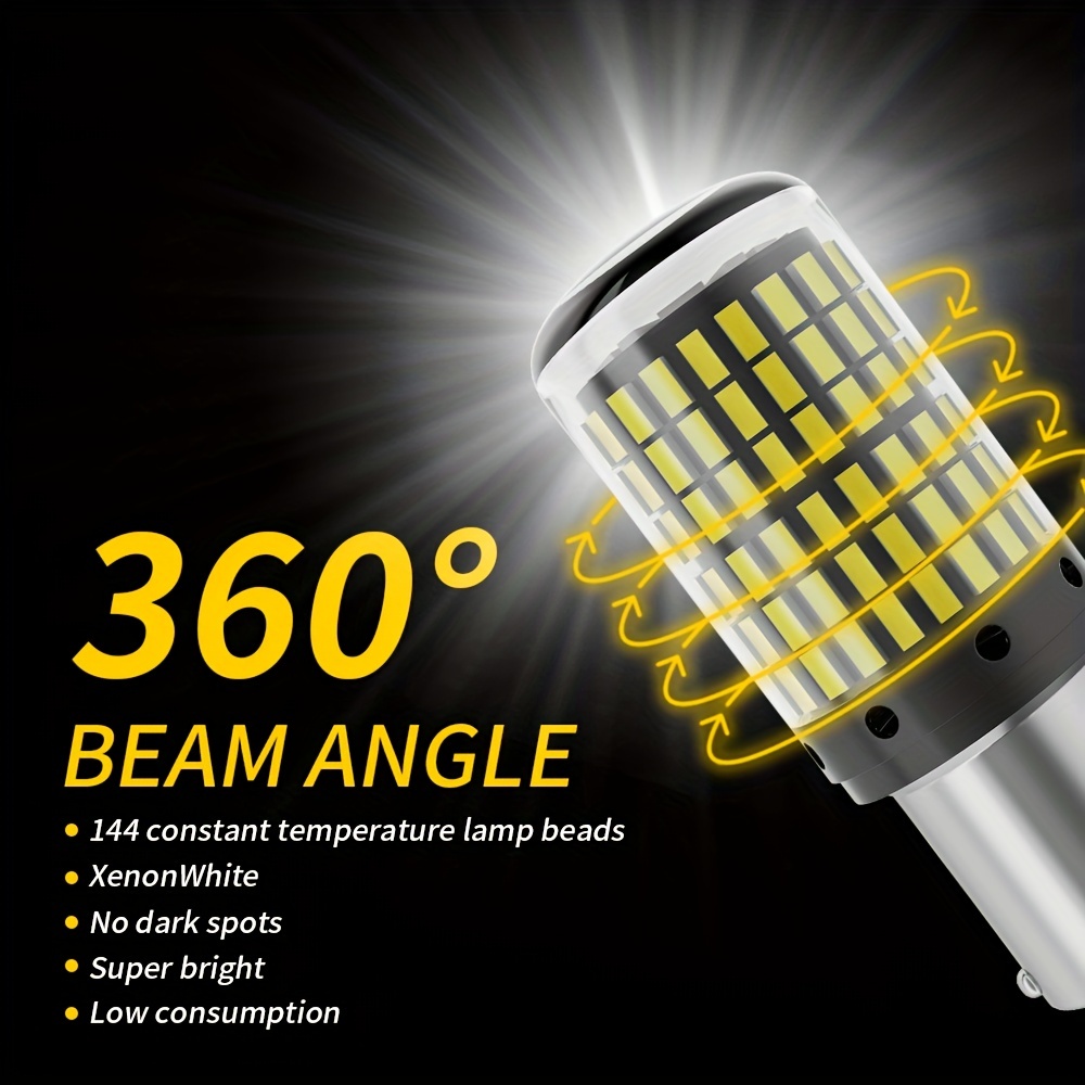  EverBright 1156 BAU15S 150 Degree Turn Signal Bulb
