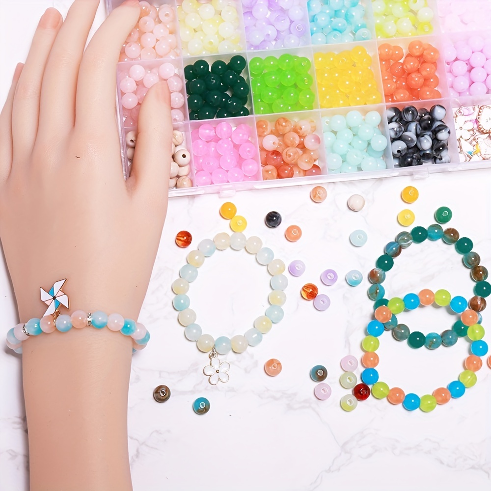 Handmade Beads Bracelet Making Kit Girls Birthday Gift - Temu