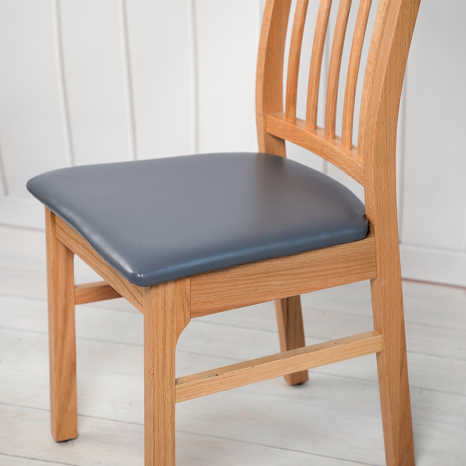 4PC PU Leder Stuhl Sitzbezug Quadrat Stuhlbezug Wasserdicht - Temu