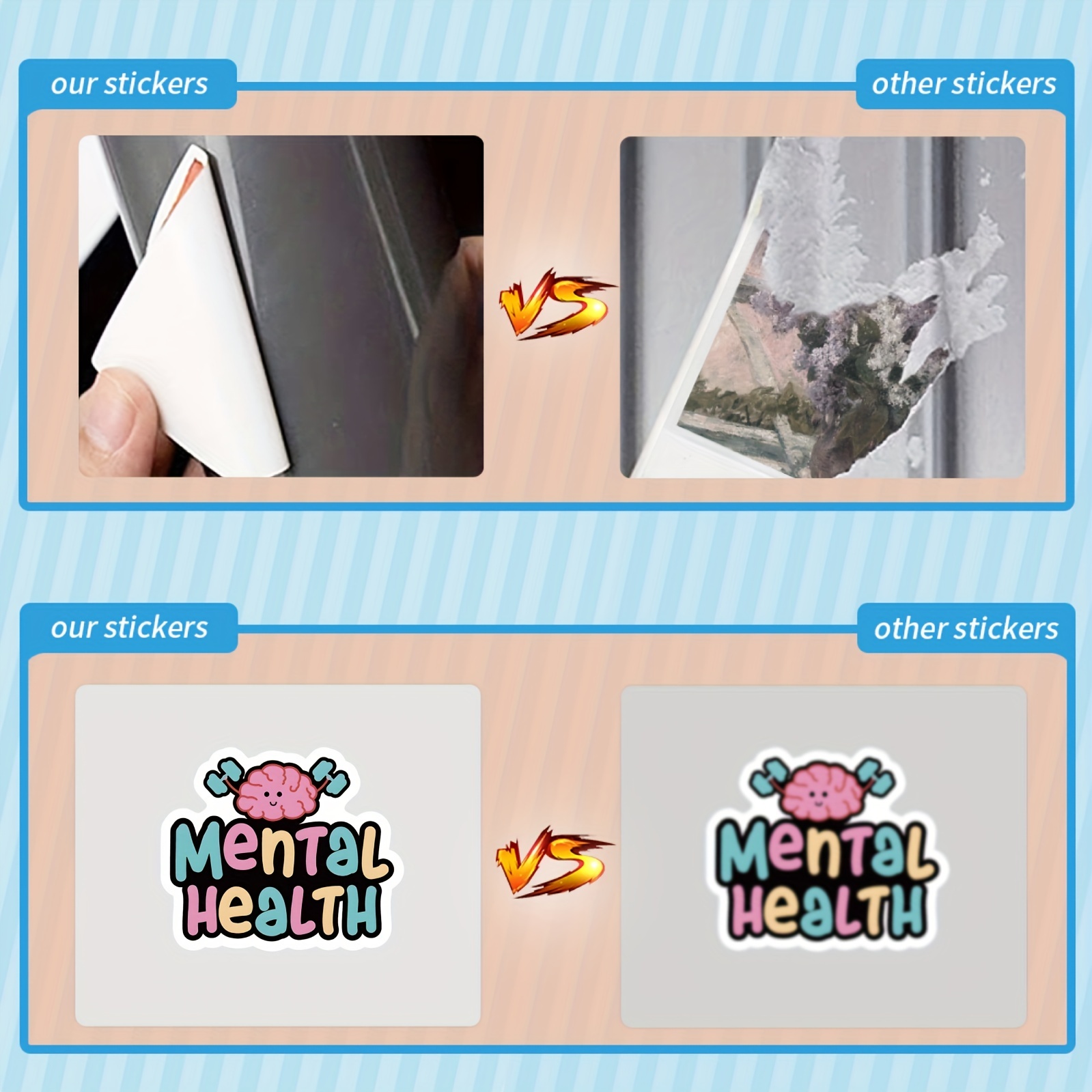 Mental Health Awareness Stickers Perfect Gifts For Adults - Temu