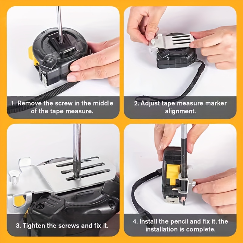 tape measure locator measuring tape clip measure precision 