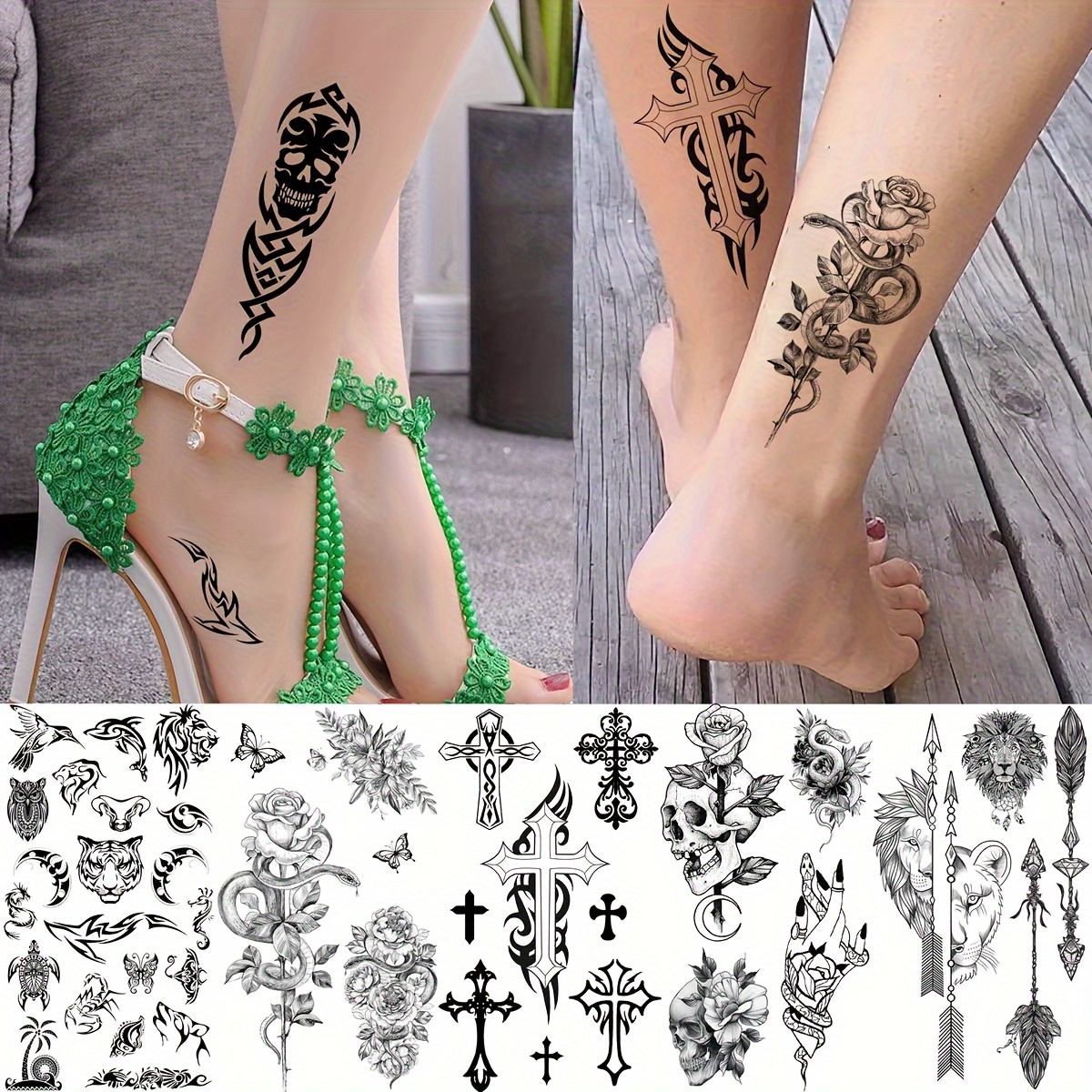 Design, Small Temporary Tattoo Realistic Tiny Tattoos Adults Women Men  Tattoo Stickers