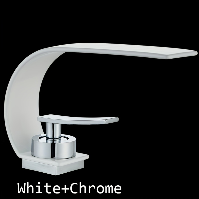 1pc bathroom single lever sink faucet hot and cold water tap ceramic valve core bathroom sink tap bathroom accessories