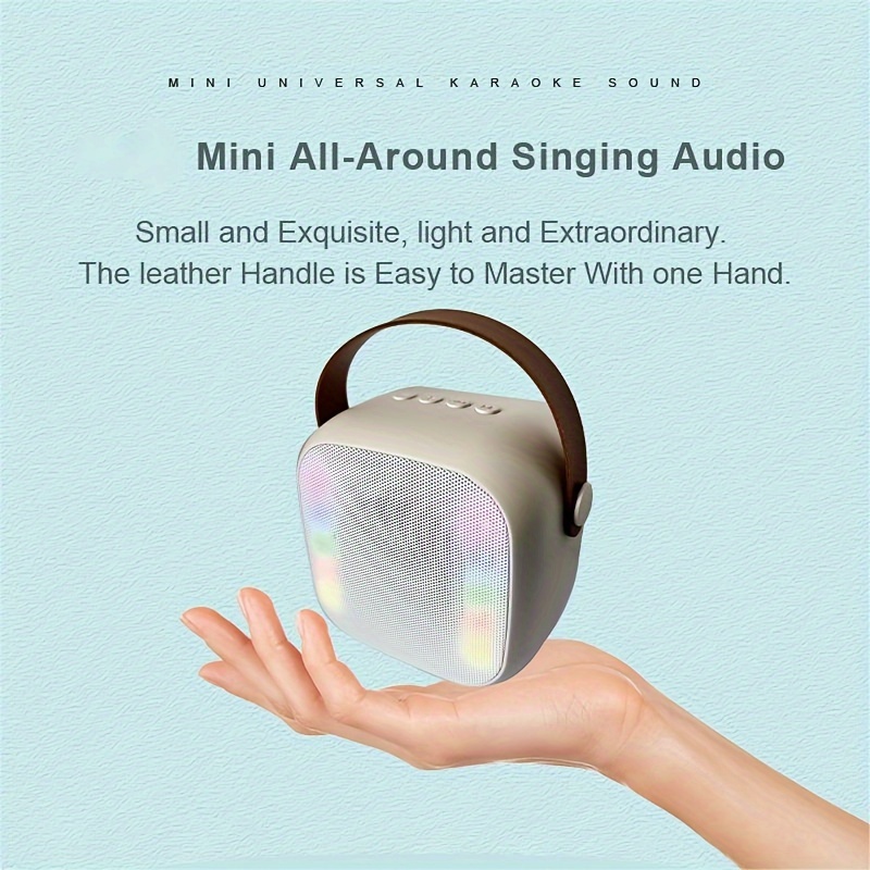 Speaker With Microphone Set Home Karaoke Machine Portable - Temu