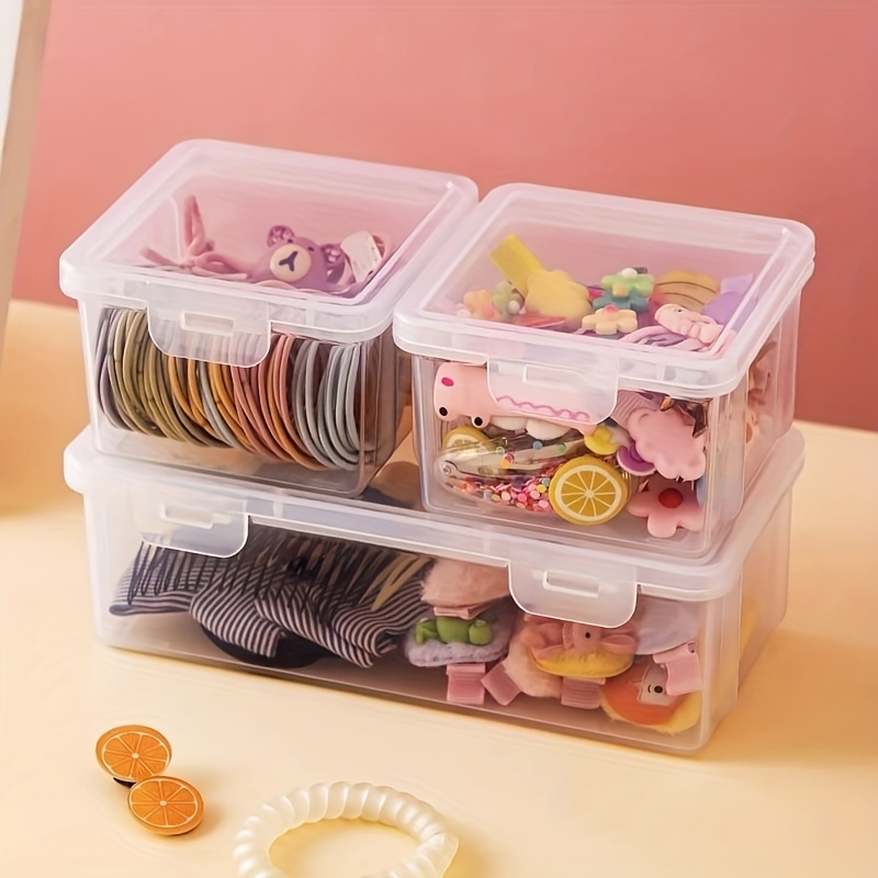 Transparent Plastic Pencil Box School Office Supplies - Temu