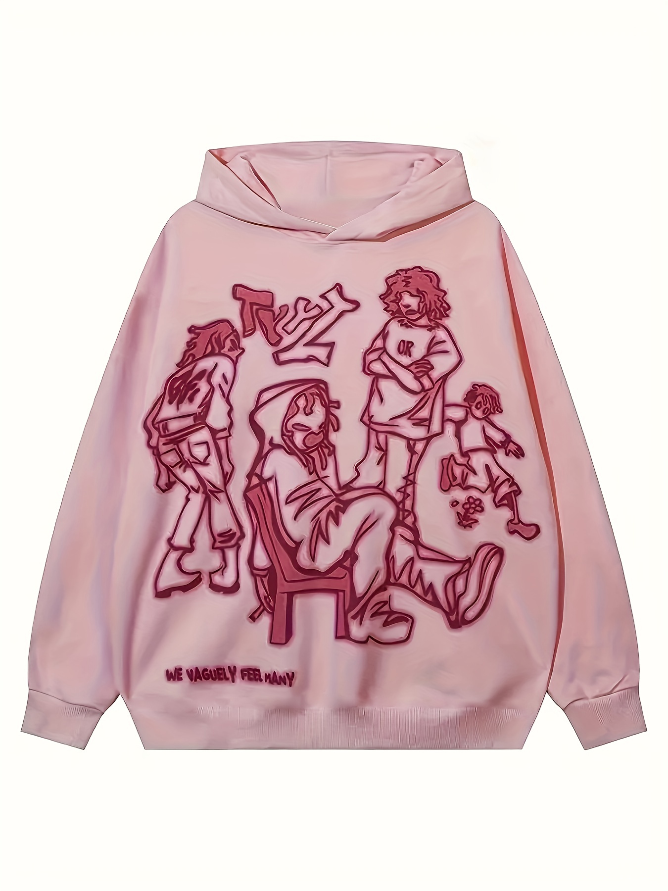 Pale pink online hoodies