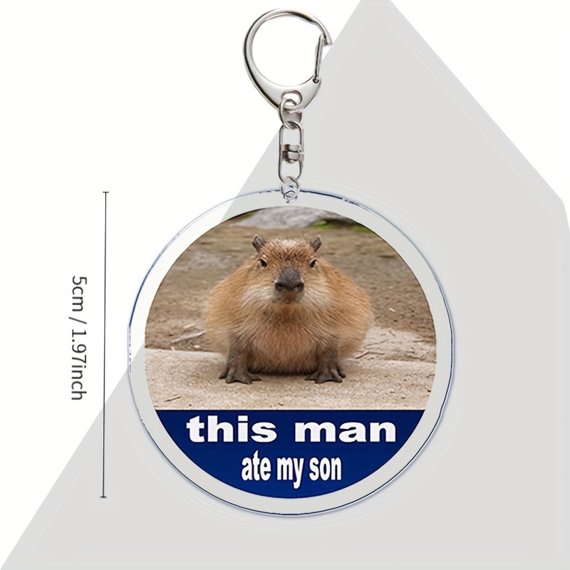 Mode Capybara Capyuzu Nette Keychain Band Schlüsselanhänger Hängen Halter  Tasche Auto Brieftasche Schlüsselbund Schmuckstück Hängende Dekoration