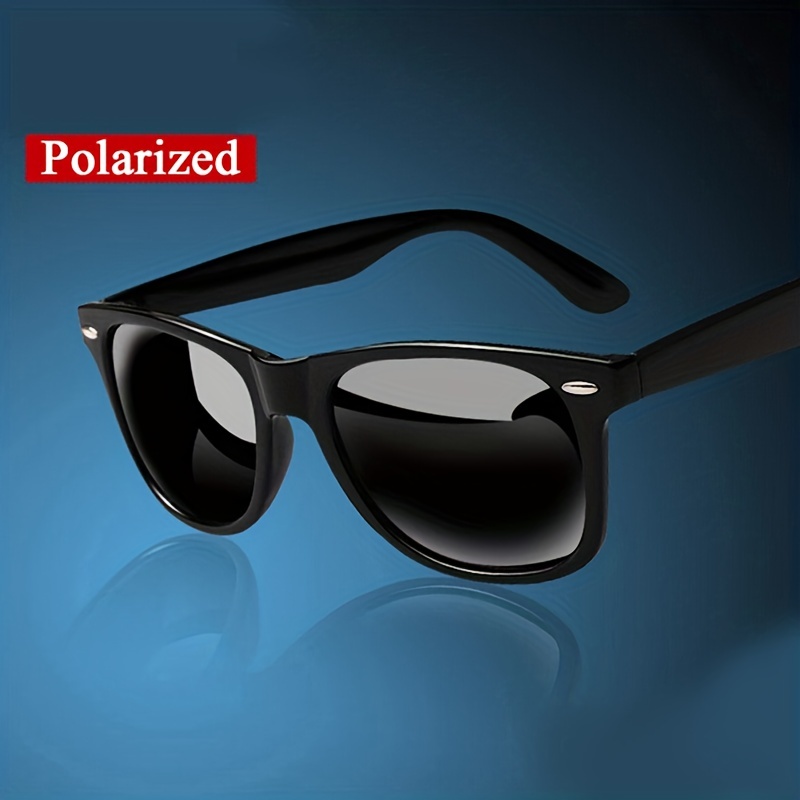Square Polarized Fashion Sunglasses Women Men Brand Designer - Temu