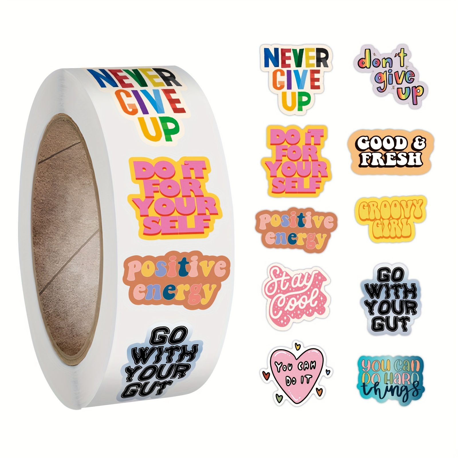 Motivational Quote Stickers Positive Stickers Waterproof - Temu
