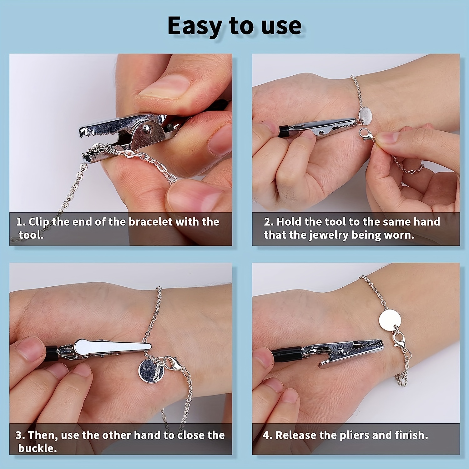 Hooker Bracelet Helper :: bracelet fastening aid, zipper pull